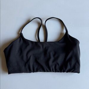 Paragon Black Strappy Bralette